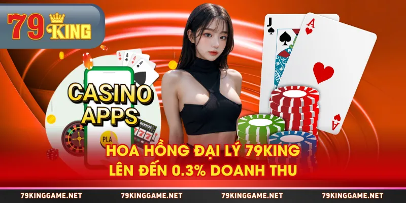 Hoa hồng đại lý 79KING lên đến 0.3% doanh thu Hoa hồng đại lý 79KING lên đến 0.3% doanh thu