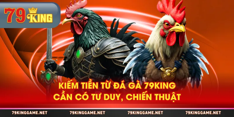 Kiếm tiền từ đá gà 79KING cần có tư duy, chiến thuật Kiếm tiền từ đá gà 79KING cần có tư duy, chiến thuật